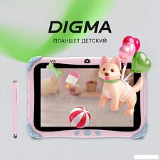 Детский планшет Digma Kids A8 2GB/32GB (розовый)