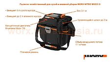 Пылесос Worx WX031.9 (без АКБ и ЗУ)