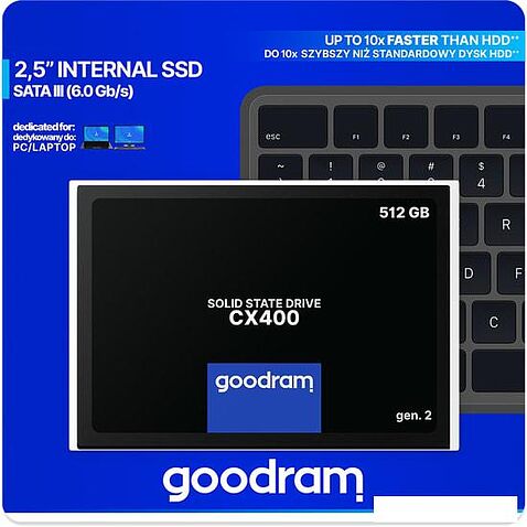 SSD GOODRAM CX400 gen.2 512GB SSDPR-CX400-512-G2