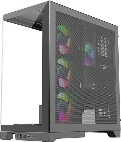 Корпус 1stPlayer Mi8 MI8-BK-3FC7R-1FC7 (черный)