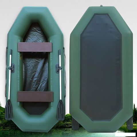 Гребная лодка BarrakuDA BR-2400 (зеленый)