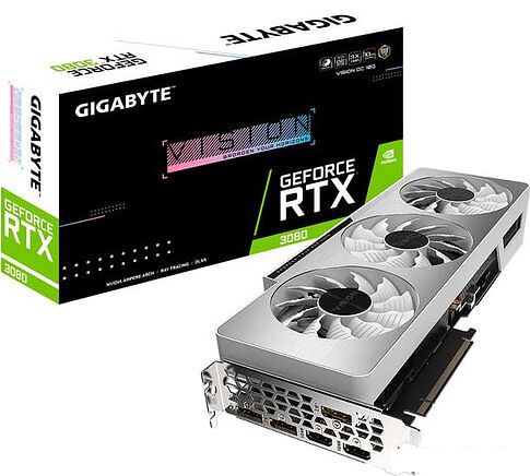 Видеокарта Gigabyte GeForce RTX 3080 Vision OC 10G GDDR6X (rev. 2.0)