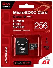 Карта памяти QUMO microSDXC QM256GMICSDXC10U3 256GB