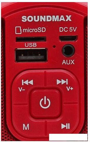 Беспроводная колонка Soundmax SM-PS5020B (красный)