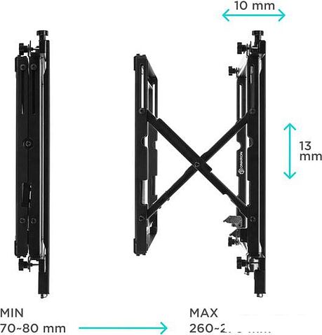 Кронштейн Onkron PRO7M (черный)