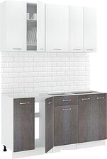 Готовая кухня Кортекс-мебель Корнелия Лира-лайт км.02516 1.5 м без столешницы (белый/береза) Готовая кухня Кортекс-мебель Корнелия Лира-лайт км.02516 1.5 м без столешницы (белый/береза)