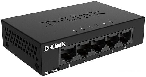 Неуправляемый коммутатор D-Link DGS-1005D/J2A
