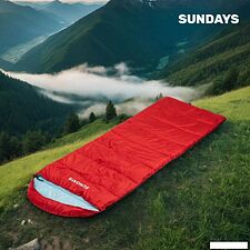 Спальный мешок Sundays ZC-SB010 (2шт, красный)