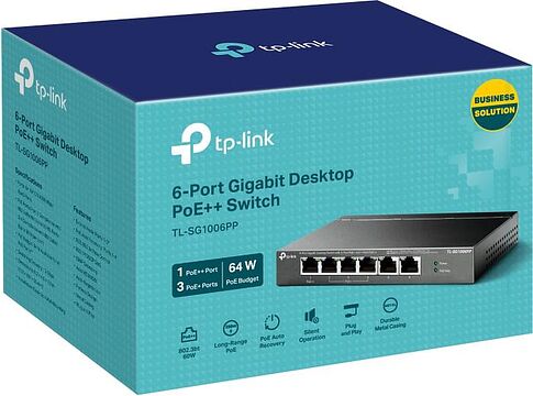 Неуправляемый коммутатор TP-Link TL-SG1006PP V1