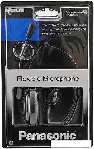 Наушники с микрофоном Panasonic RP-TCA400E-K