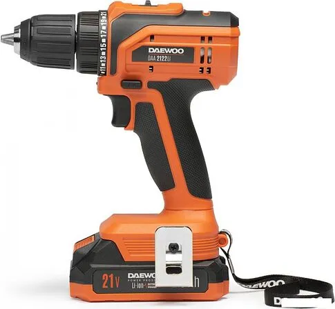 Дрель-шуруповерт Daewoo Power DAA 2122Li Set (с 2-мя АКБ, кейс)