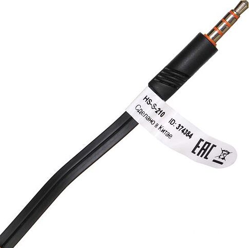 Наушники с микрофоном Oklick HS-S-210 (черный)