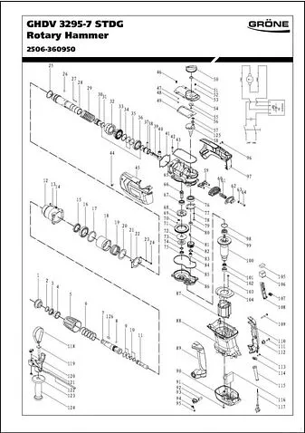 Перфоратор Grone GHDV 3295-7
