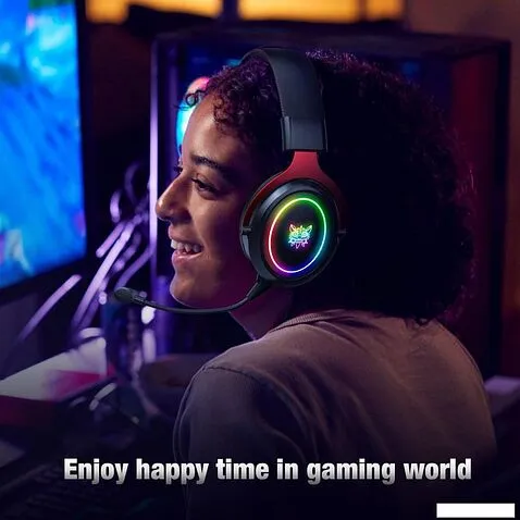 Наушники Onikuma X10 (черный/красный)