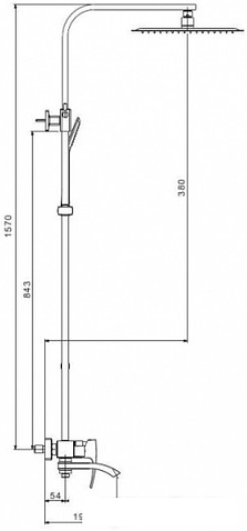Душевая система Gappo G2407-8
