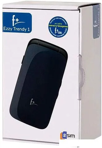 Кнопочный телефон F+ Ezzy Trendy 1 (серый)