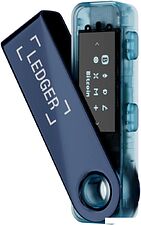 Аппаратный криптокошелек Ledger Nano S Plus (синий/темно-синий)