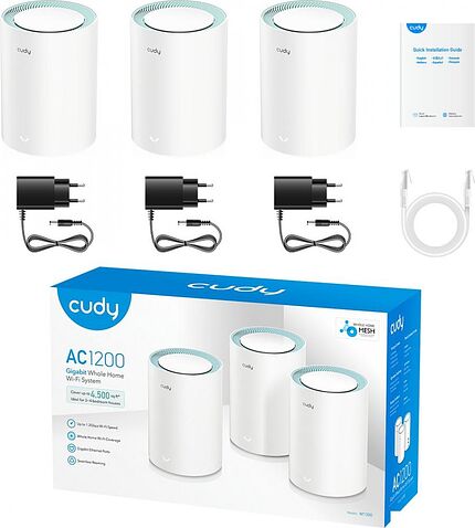 Wi-Fi система Cudy M1300 2.0 (3-Pack)