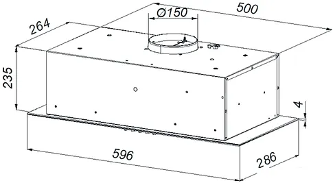 Кухонная вытяжка Weissgauff Aura 900 WH