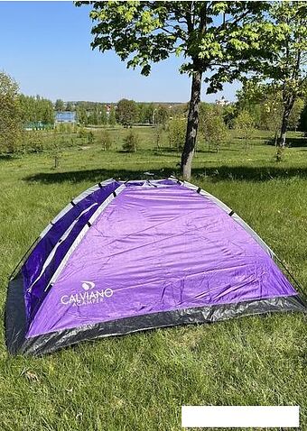 Треккинговая палатка Calviano Acamper Domepack 2 (фиолетовый)