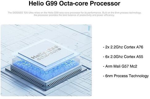 Планшет Doogee T20 Ultra 12GB/256GB LTE (серый)