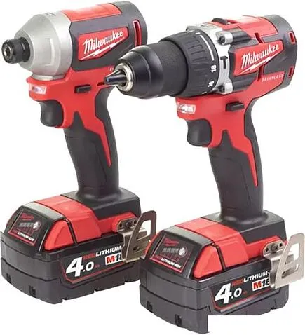 Milwaukee M18 CBLPP2A-402C 4933464536 (шуруповерт, винтоверт, 2 АКБ, кейс)