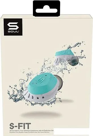 Наушники Soul S-FIT (бирюзовый)