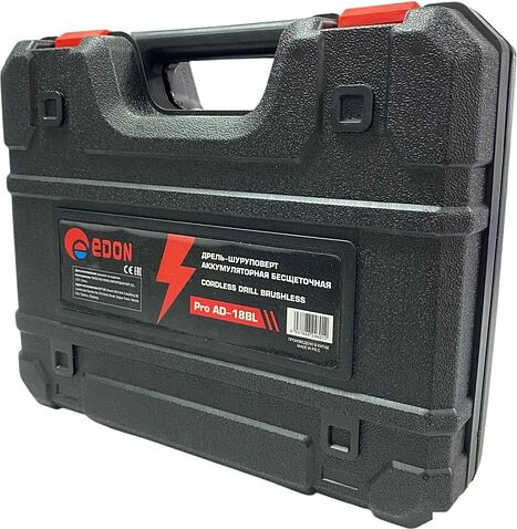 Дрель-шуруповерт Edon Pro AD-18BL (с 2-мя АКБ, кейс)