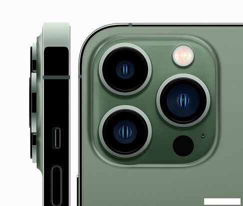 Смартфон Apple iPhone 13 Pro Max 256GB Восстановленный by Breezy, грейд B (альпийский зеленый)