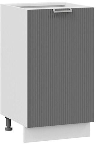 Шкаф напольный Трия Кимберли 1Н45 (белый/титан)