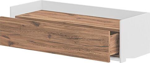 Тумба Неман мебель Модена МН-048-09-Ц3 (дуб эллисон темный/белый гладкий)