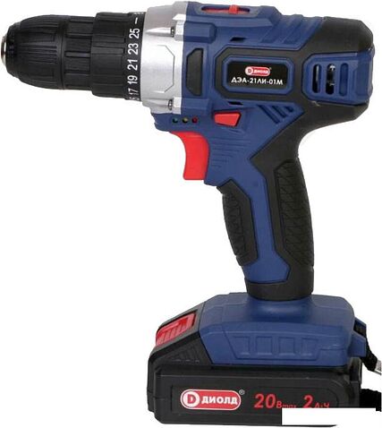 Дрель-шуруповерт ДИОЛД ДЭА-21ЛИ-01М 10300161 (без АКБ)