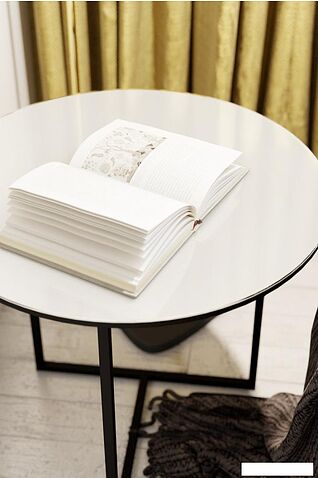 Журнальный столик Калифорния мебель Альбано Glass (черный Lacobel)