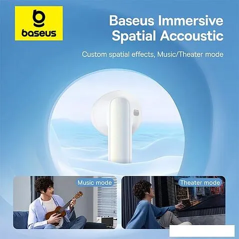 Наушники Baseus Bowie M3 (белый)