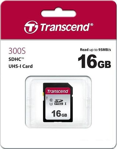 Карта памяти Transcend SDHC 300S 16GB