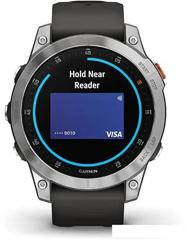 Умные часы Garmin Epix Gen 2 (cланцевая сталь/черный)