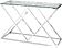 Консольный стол Stool Group Инсигния 120x40 ECST-026 (прозрачное стекло/сталь серебристый)