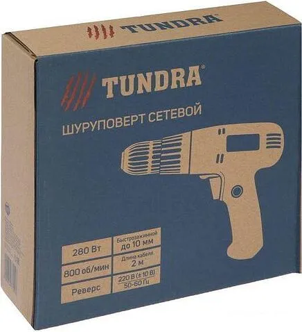 Дрель-шуруповерт Tundra 5437452