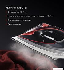 Утюг Polaris PIR 2883AK (серый/красный)