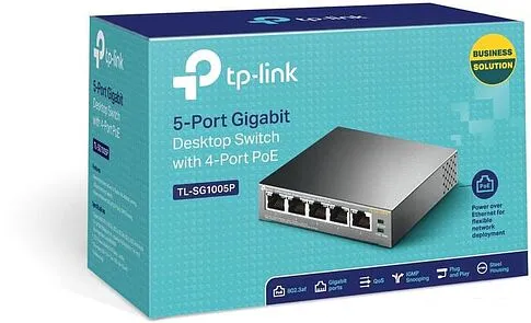 Коммутатор TP-Link TL-SG1005P