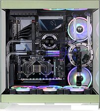 Корпус Thermaltake CTE E550 TG Matcha Green CA-1Z8-00MEWN-00 Корпус Thermaltake CTE E550 TG Matcha Green CA-1Z8-00MEWN-00