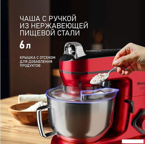 Планетарный миксер Weissgauff WSM 227 PDR Touch Screen Pro