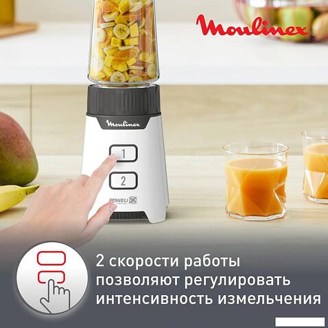 Стационарный блендер Moulinex LM16L110 (белый)