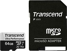 Карта памяти Transcend microSDXC 340S 64GB (с адаптером) Карта памяти Transcend microSDXC 340S 64GB (с адаптером)