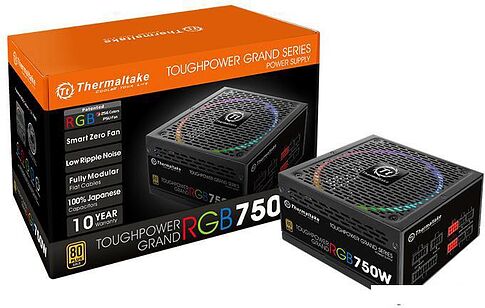 Блок питания Thermaltake Toughpower Grand RGB 750W Gold Full Modular [TPG-0750F-R]