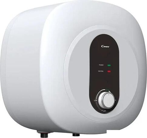 Накопительный электрический водонагреватель над мойкой Candy CS10V-EM1(R)
