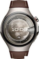 Умные часы Huawei Watch 5 46 мм (титановый, с коричневым силиконовым ремешком, международная версия) Умные часы Huawei Watch 5 46 мм (титановый, с коричневым силиконовым ремешком, международная версия)
