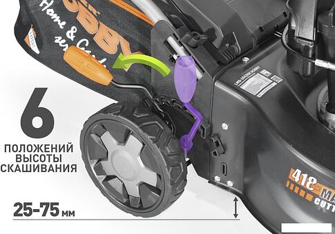 Газонокосилка Carver Hobby LMG-2042HM