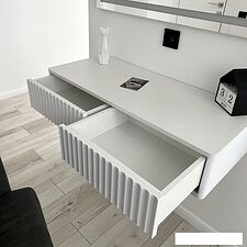 Тумба Shtabe Royal 5010 эко (белый/белый)