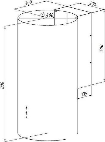 Кухонная вытяжка Akpo Balmera ll WK-10 (золото)